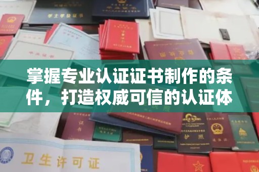 绥滨掌握专业认证证书制作的条件，打造权威可信的认证体系